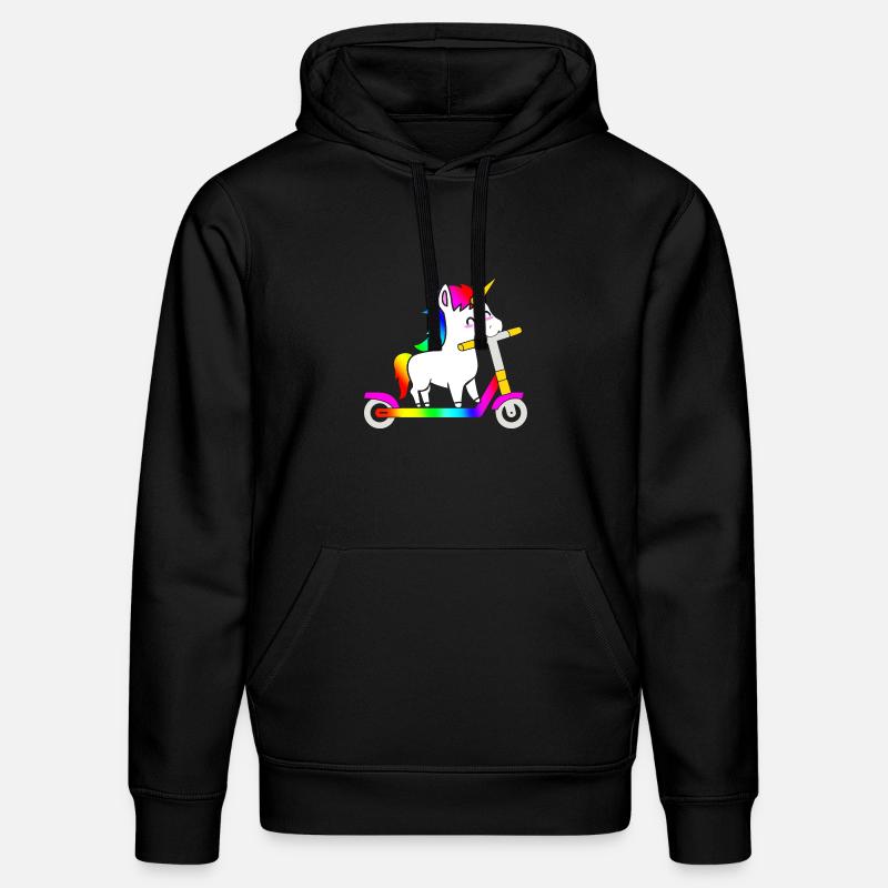 Scooter Roller - Stanley/Stella Unisex Bio-Hoodie DRUMMER - Schwarz
