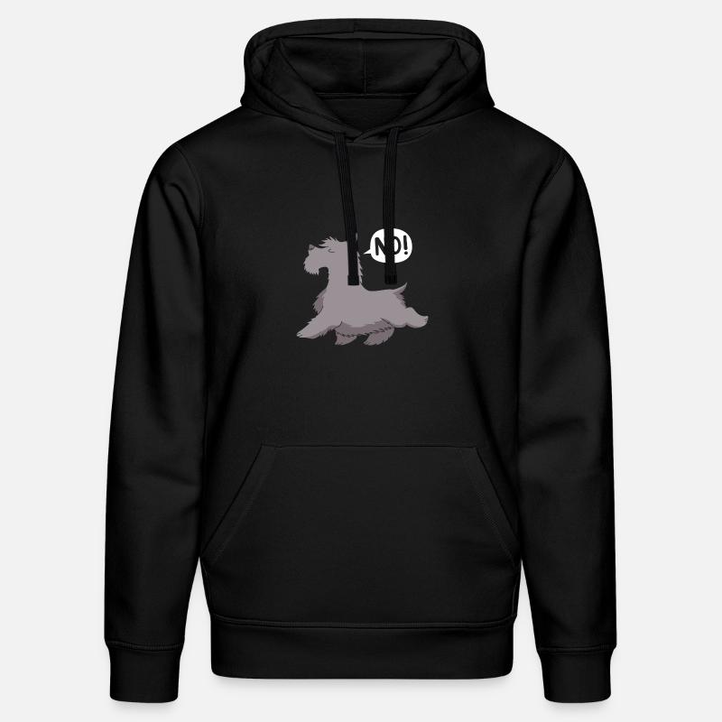 Scottish Terrier - Stanley/Stella Unisex Bio-Hoodie DRUMMER  - Schwarz