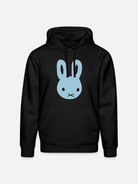 Lapin/lapin - Sweat à capuche bio DRUMMER Stanley/Stella Unisexe - noir