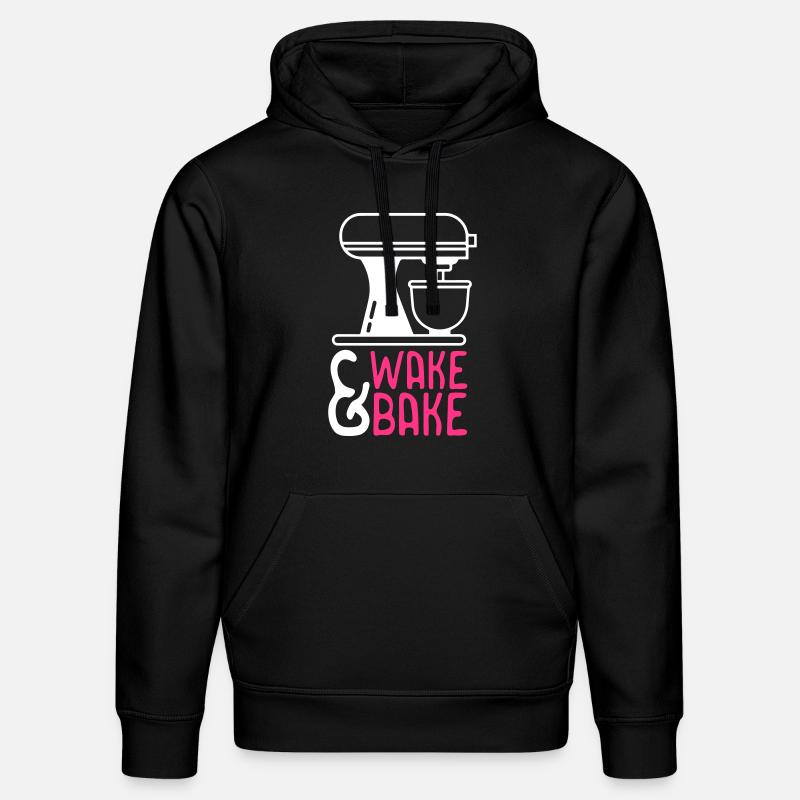 Réveillez-vous et faites cuire - Sweat à capuche bio DRUMMER Stanley/Stella Unisexe - noir