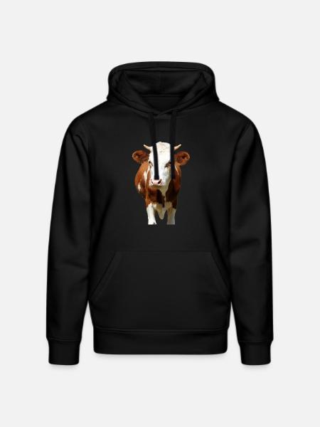 Kuh Kuhkopf - Stanley/Stella Unisex Bio-Hoodie DRUMMER - Schwarz