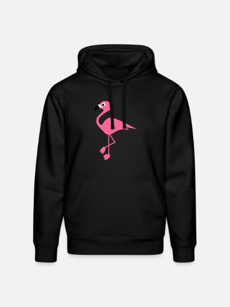 Flamingo - Stanley/Stella Unisex Bio-Hoodie DRUMMER  - Schwarz