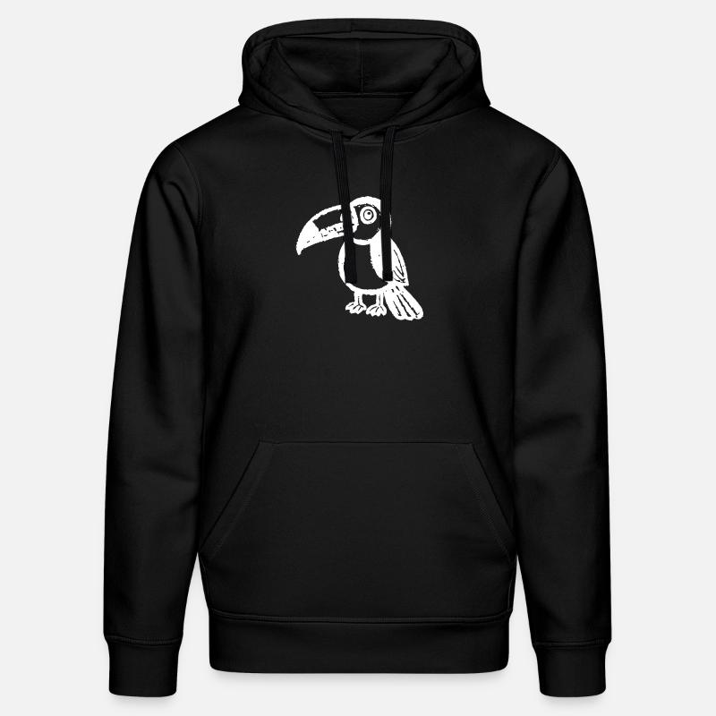 Toucan Oiseau Exotique - Sweat à capuche bio DRUMMER Stanley/Stella Unisexe - noir