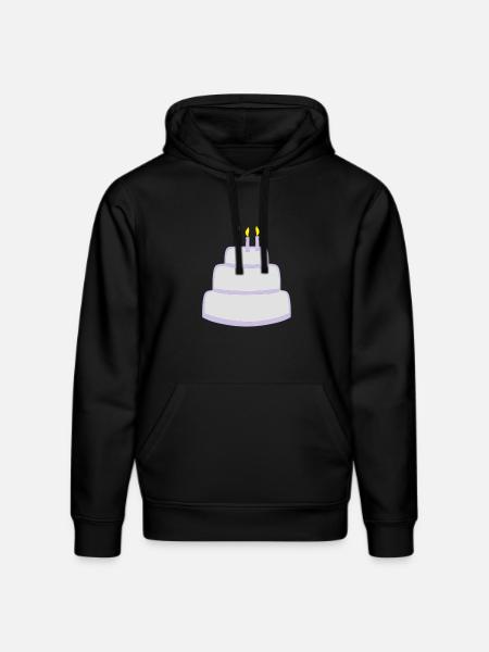 Birthday cake - Sweat à capuche bio DRUMMER Stanley/Stella Unisexe - noir