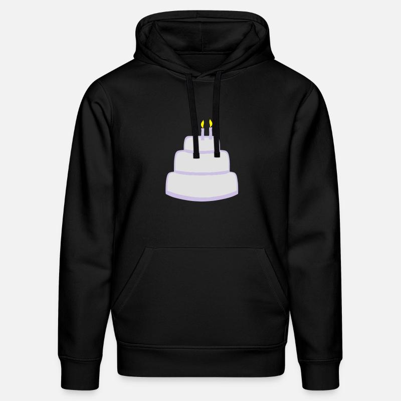 Birthday cake - Sweat à capuche bio DRUMMER Stanley/Stella Unisexe - noir