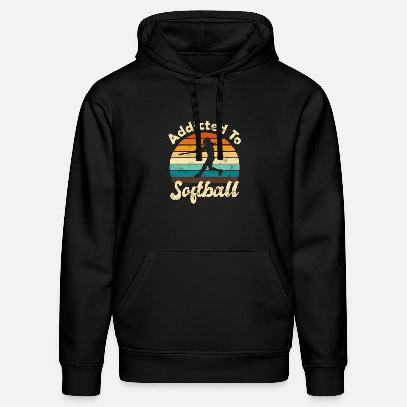 Softball - Sweat à capuche bio DRUMMER Stanley/Stella Unisexe - noir