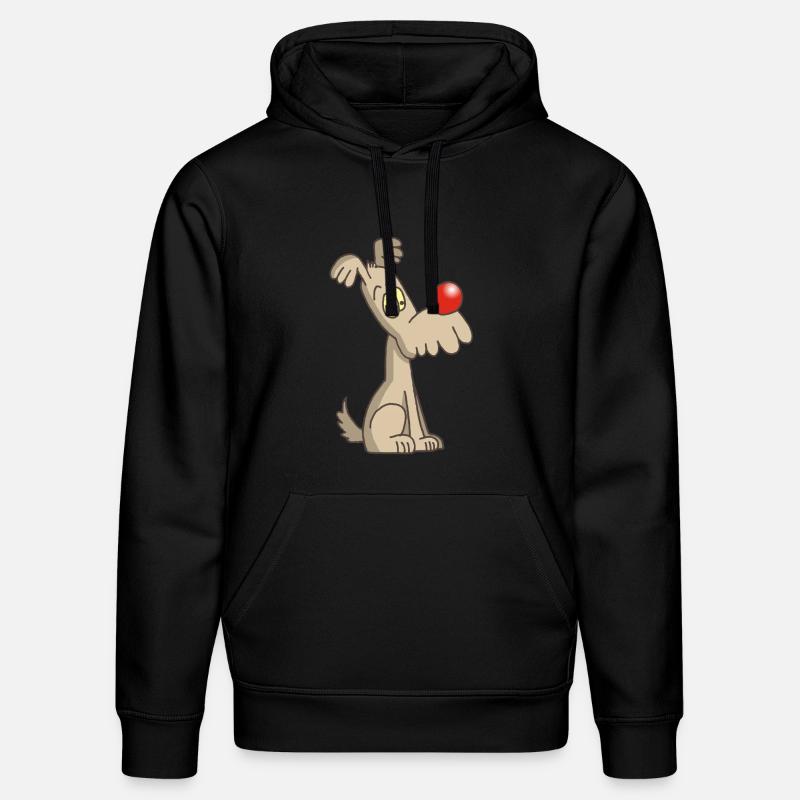 Chien rigolo et mignon - Sweat à capuche bio DRUMMER Stanley/Stella Unisexe - noir