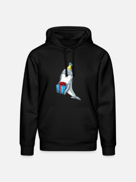 Dolphin Birthday Package - Stanley/Stella DRUMMER Unisex Organic Hoodie - black