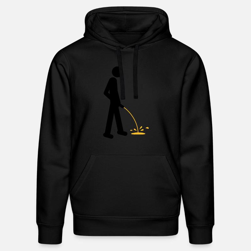 Pee - Stanley/Stella Unisex Bio-Hoodie DRUMMER  - Schwarz