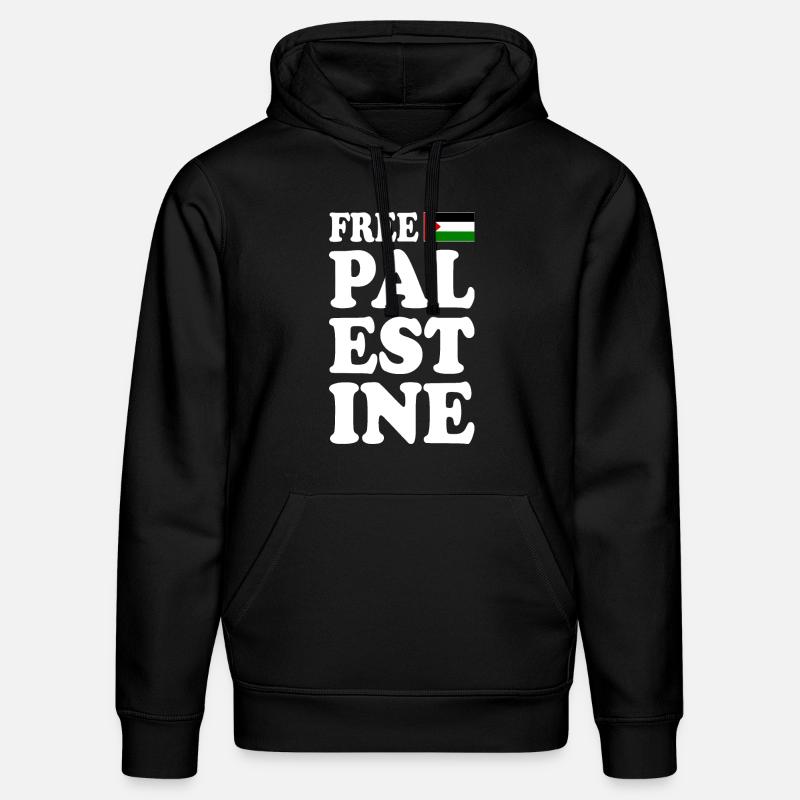 Free palestine - Sweat à capuche bio DRUMMER Stanley/Stella Unisexe - noir