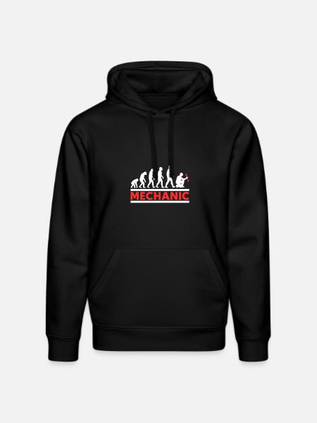 Mechanics Evolution Mechanic Mechanic - Stanley/Stella DRUMMER Unisex Organic Hoodie - black
