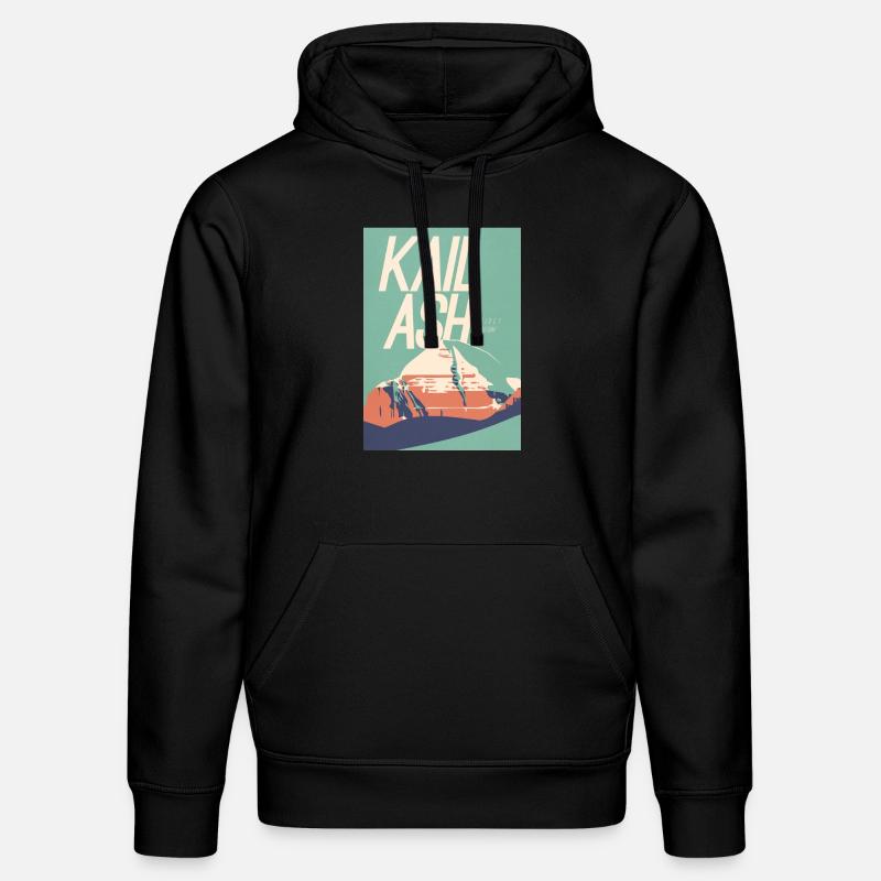 Kailash Abstract - Stanley/Stella Unisex Bio-Hoodie DRUMMER  - Schwarz