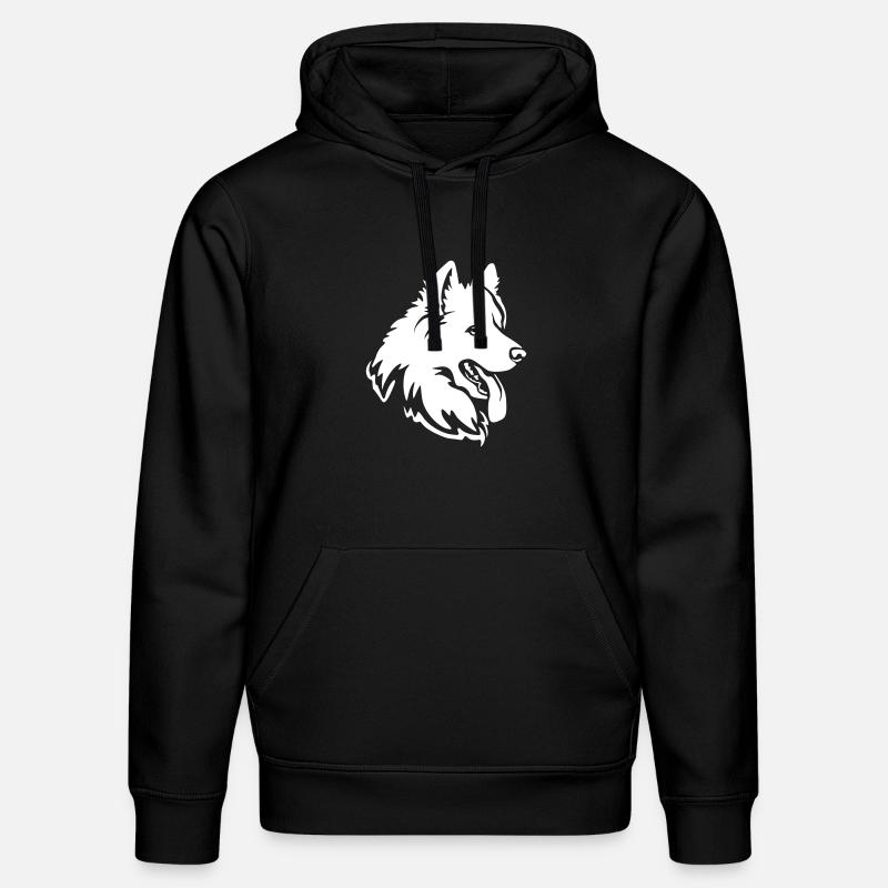 Tête samoyède « Black Edition » - Sweat à capuche bio DRUMMER Stanley/Stella Unisexe - noir