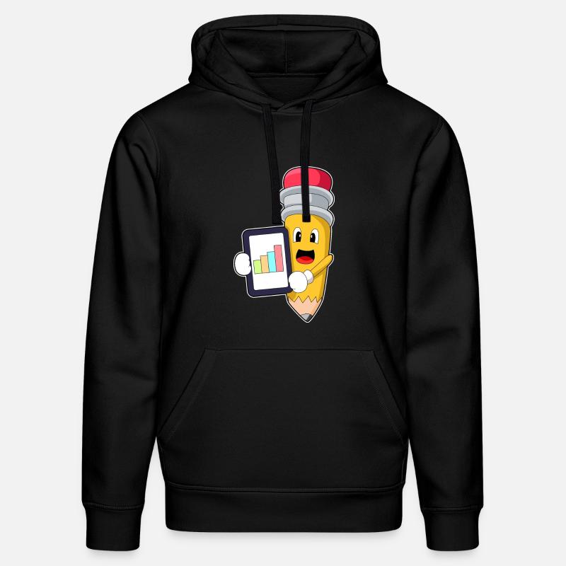 Pencil Secretary Graphics - Sweat à capuche bio DRUMMER Stanley/Stella Unisexe - noir