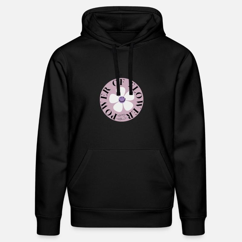 Pouvoir du Cercle de Fleurs - Sweat à capuche bio DRUMMER Stanley/Stella Unisexe - noir