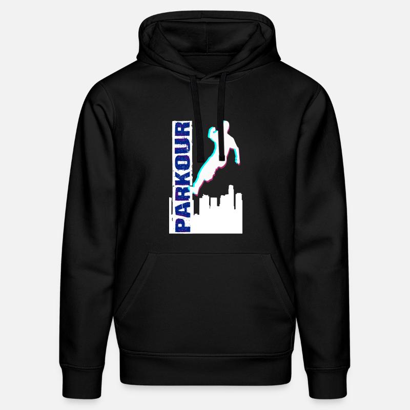 Parkour - Stanley/Stella Unisex Bio-Hoodie DRUMMER - Schwarz