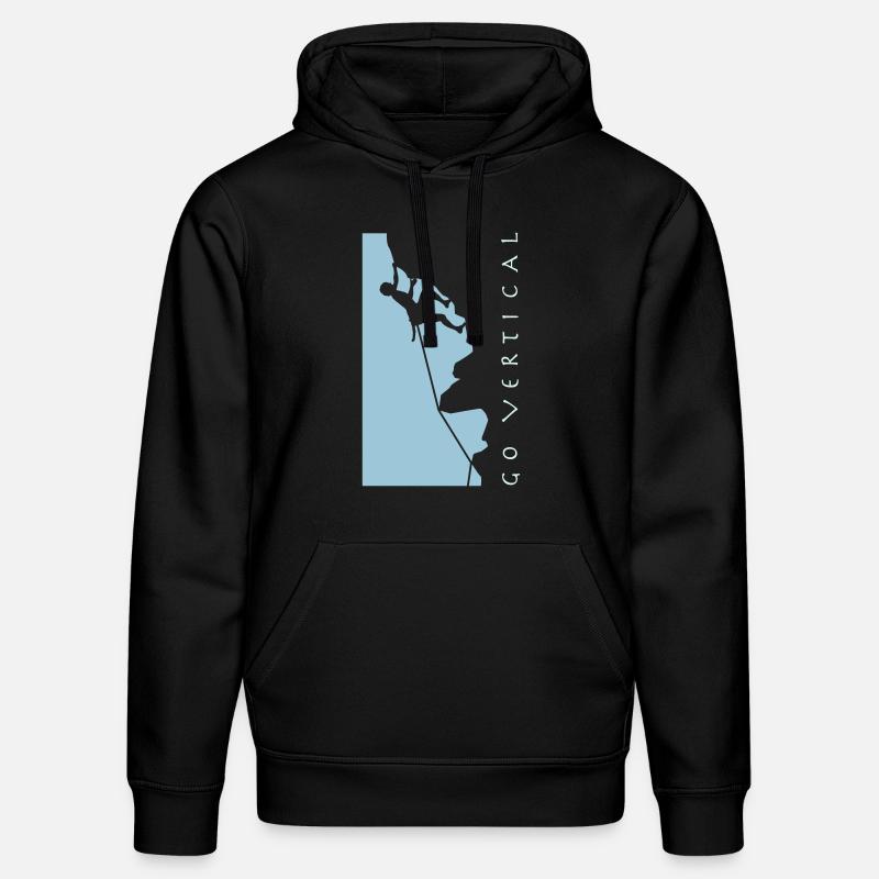 freeclimber_012015_a_2c - Stanley/Stella Unisex Bio-Hoodie DRUMMER  - Schwarz