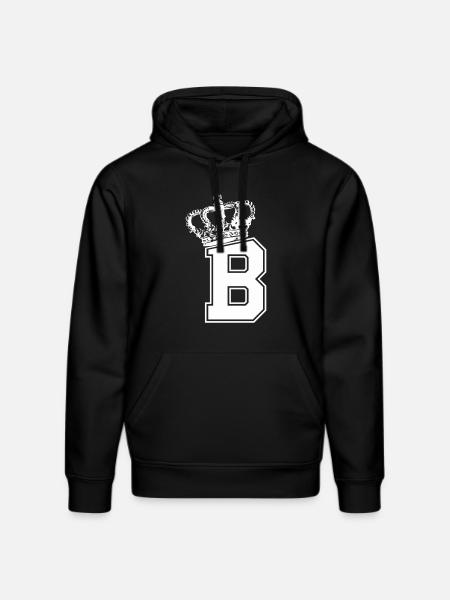 Buchstabe B King - Stanley/Stella Unisex Bio-Hoodie DRUMMER - Schwarz