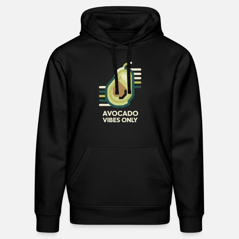 Avocado Vibes uniquement - Sweat à capuche bio DRUMMER Stanley/Stella Unisexe - noir