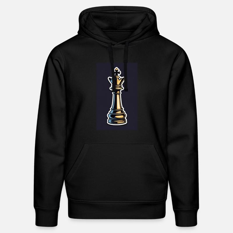 Échecs | Pièce d’échecs | Joueur d’échecs - Sweat à capuche bio DRUMMER Stanley/Stella Unisexe - noir