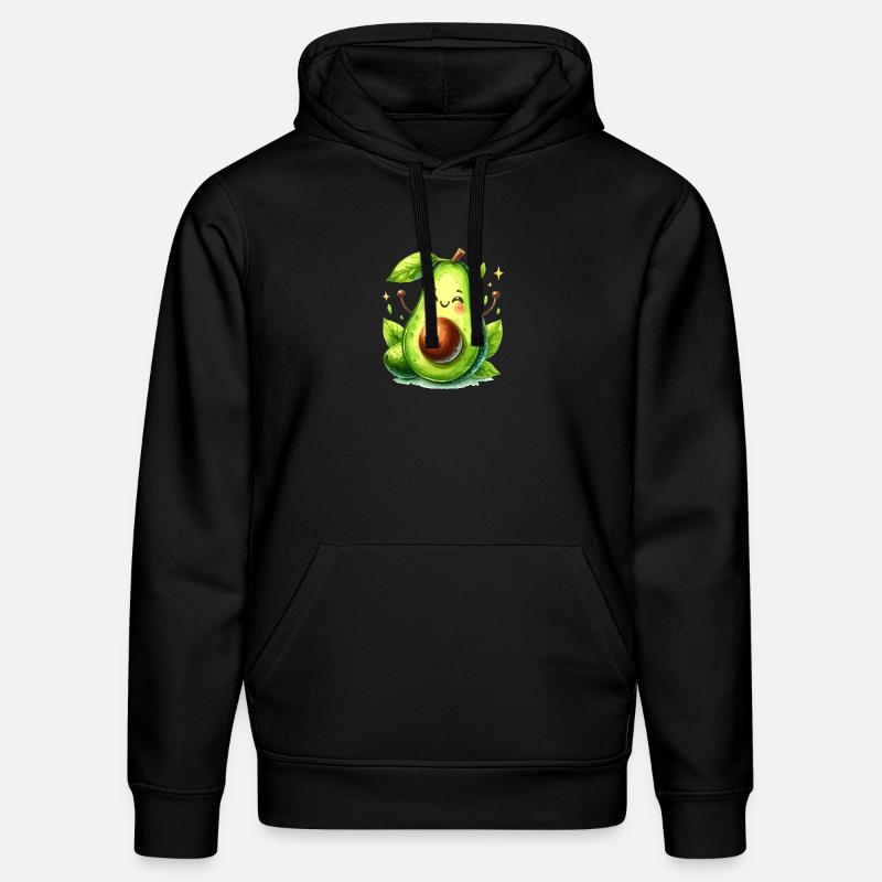 Avocado witzig positiv Optimismus Geschenk - Stanley/Stella Unisex Bio-Hoodie DRUMMER  - Schwarz