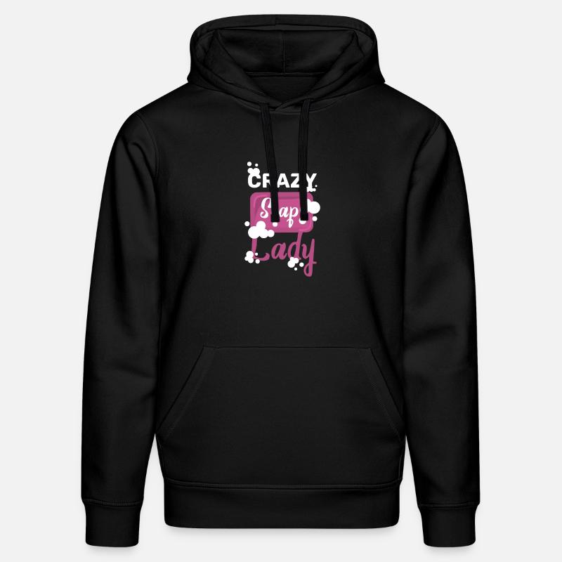 Savonnerie folle savon dame - Sweat à capuche bio DRUMMER Stanley/Stella Unisexe - noir