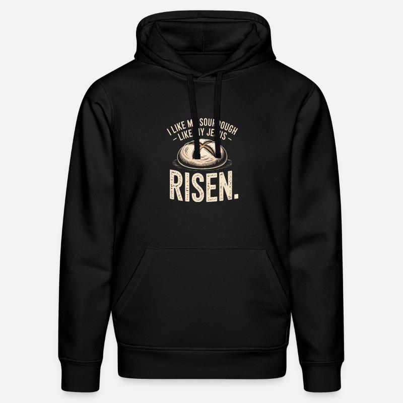 Levain de Jesus Tee - Sweat à capuche bio DRUMMER Stanley/Stella Unisexe - noir