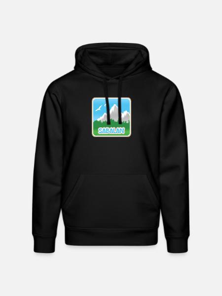 Sabalan als Bergsport - Stanley/Stella Unisex Bio-Hoodie DRUMMER - Schwarz