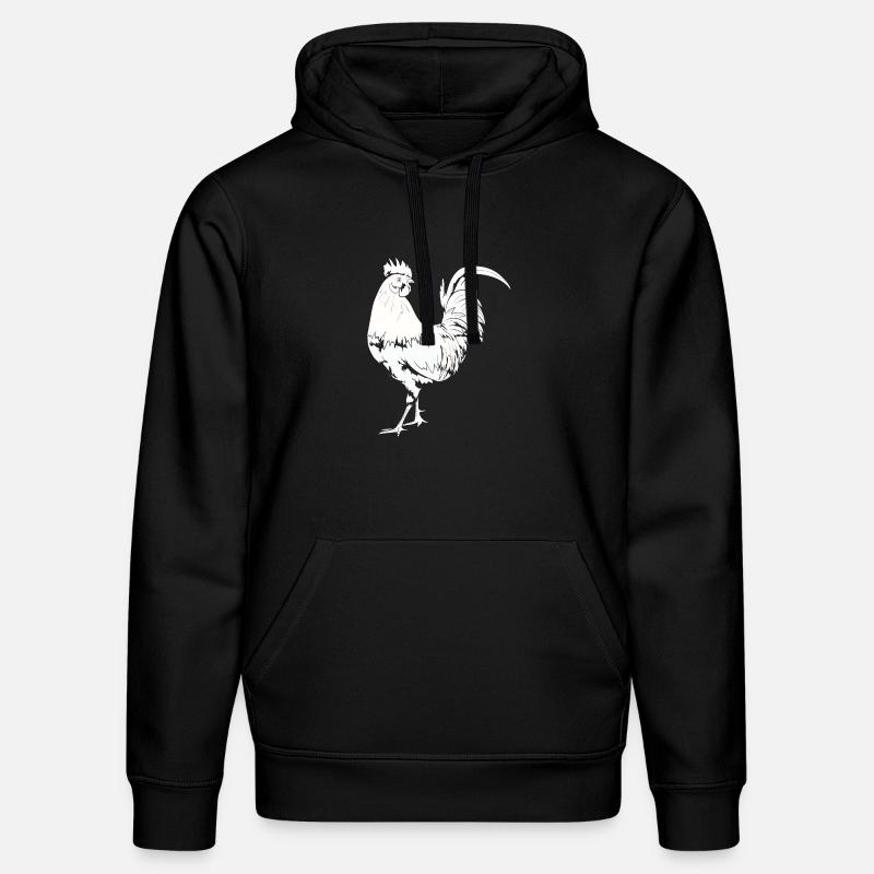 Coq Poulet Coq - Sweat à capuche bio DRUMMER Stanley/Stella Unisexe - noir