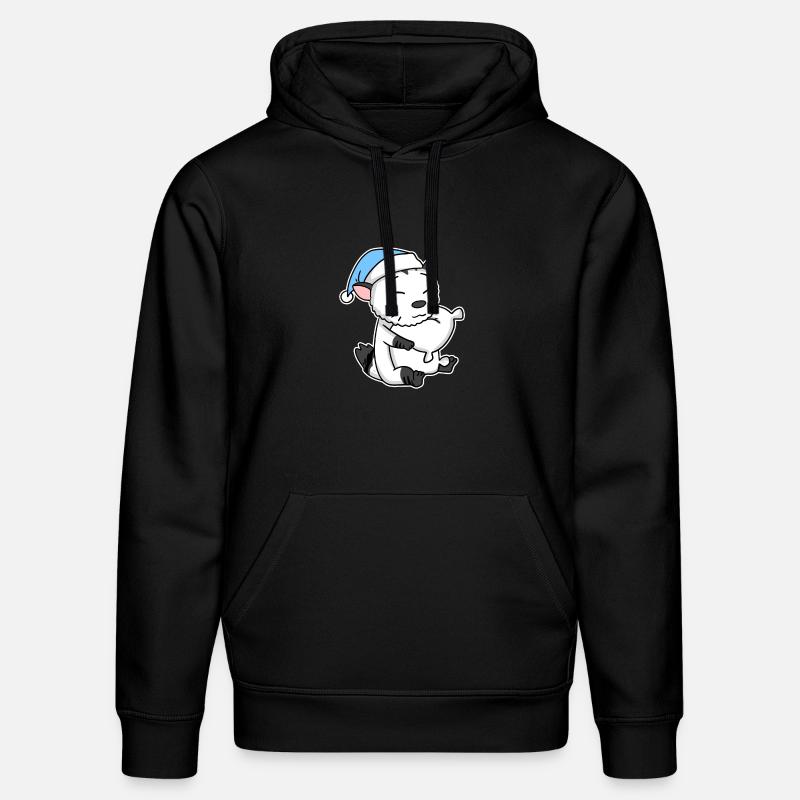 Chat race American Bobtail - Sweat à capuche bio DRUMMER Stanley/Stella Unisexe - noir