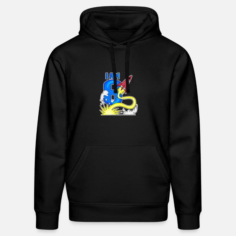 Garçon de 8 ans - Sweat à capuche bio DRUMMER Stanley/Stella Unisexe - noir