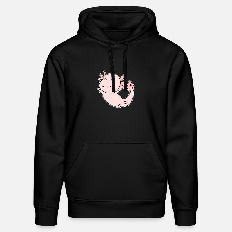 Axolotl Motif Enfants - Sweat à capuche bio DRUMMER Stanley/Stella Unisexe - noir
