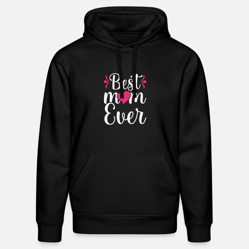 Die beste Mutter aller Zeiten - Stanley/Stella Unisex Bio-Hoodie DRUMMER  - Schwarz