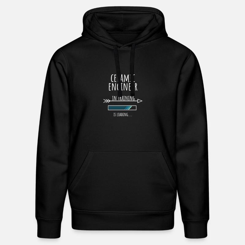 Ceramic Engineer Gift Profession Education - Stanley/Stella DRUMMER Unisex Organic Hoodie - black