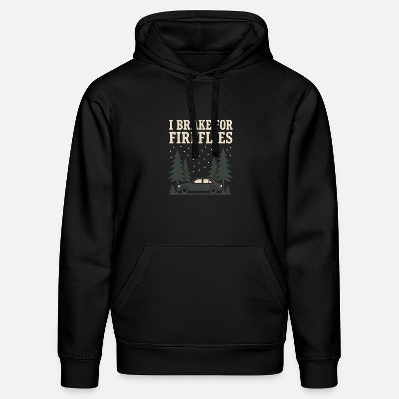 Firefly Summer Night Glow Bug Nostalgic - Stanley/Stella Unisex Bio-Hoodie DRUMMER  - Schwarz