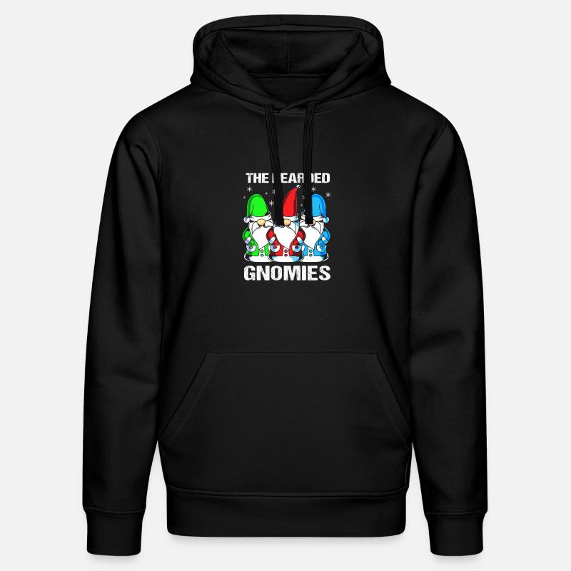 Gnom Bart - Stanley/Stella Unisex Bio-Hoodie DRUMMER  - Schwarz
