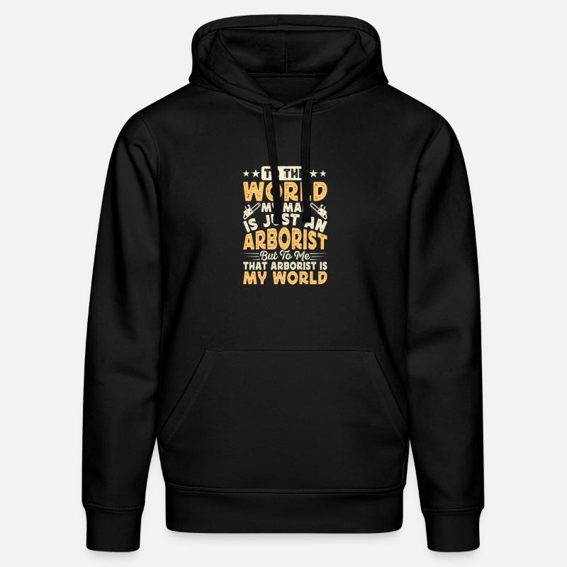 Baumpfleger Holzarbeiter Waldarbeiter Geschenk - Stanley/Stella Unisex Bio-Hoodie DRUMMER  - Schwarz
