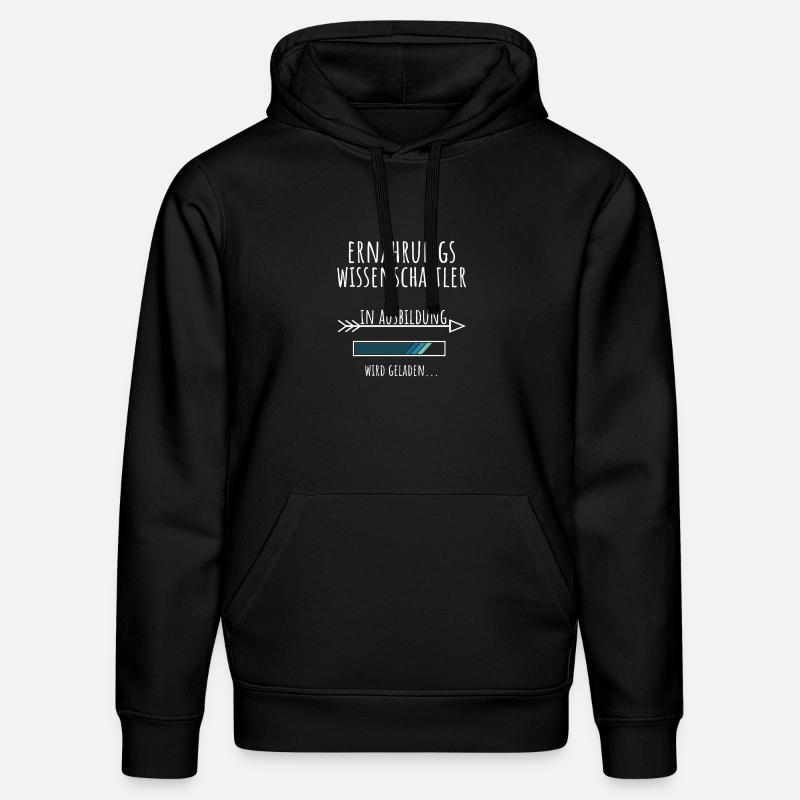Ernährungswissenschaft Studium Beruf Ausbildung - Stanley/Stella Unisex Bio-Hoodie DRUMMER  - Schwarz