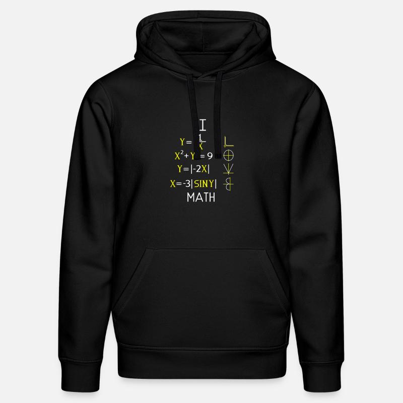 Math Math Math Teacher Mathematician - Stanley/Stella DRUMMER Unisex Organic Hoodie - black