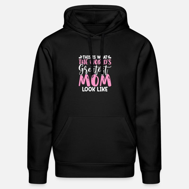 Mama Geschenk Weihnachtsgeschenke   - Stanley/Stella Unisex Bio-Hoodie DRUMMER  - Schwarz