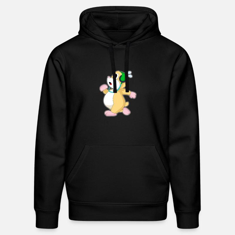 Hamster Jogger Jogging Sports - Sweat à capuche bio DRUMMER Stanley/Stella Unisexe - noir