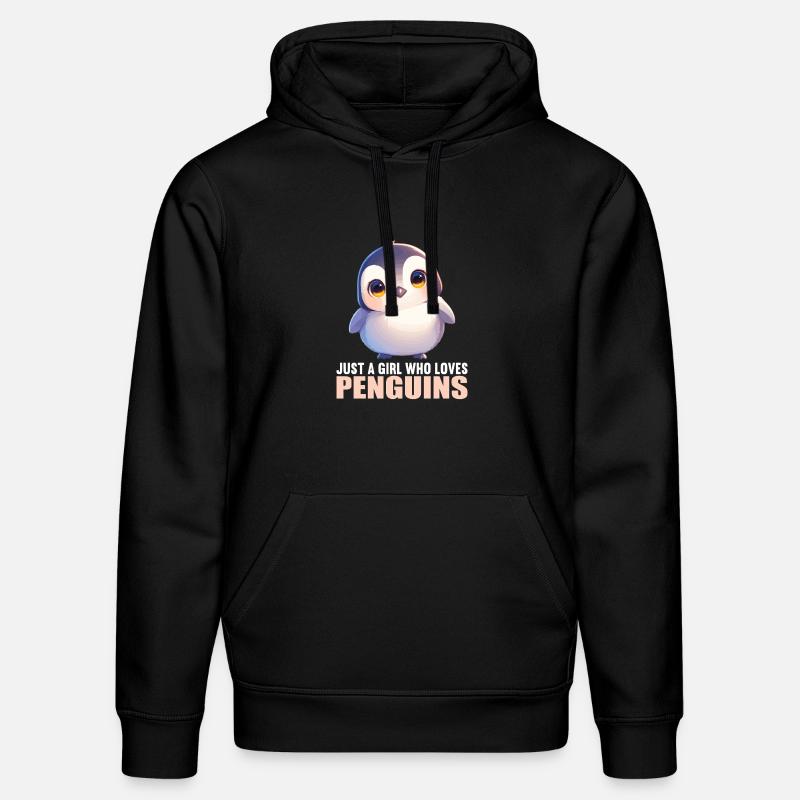 Pingouins Pingouin - Sweat à capuche bio DRUMMER Stanley/Stella Unisexe - noir