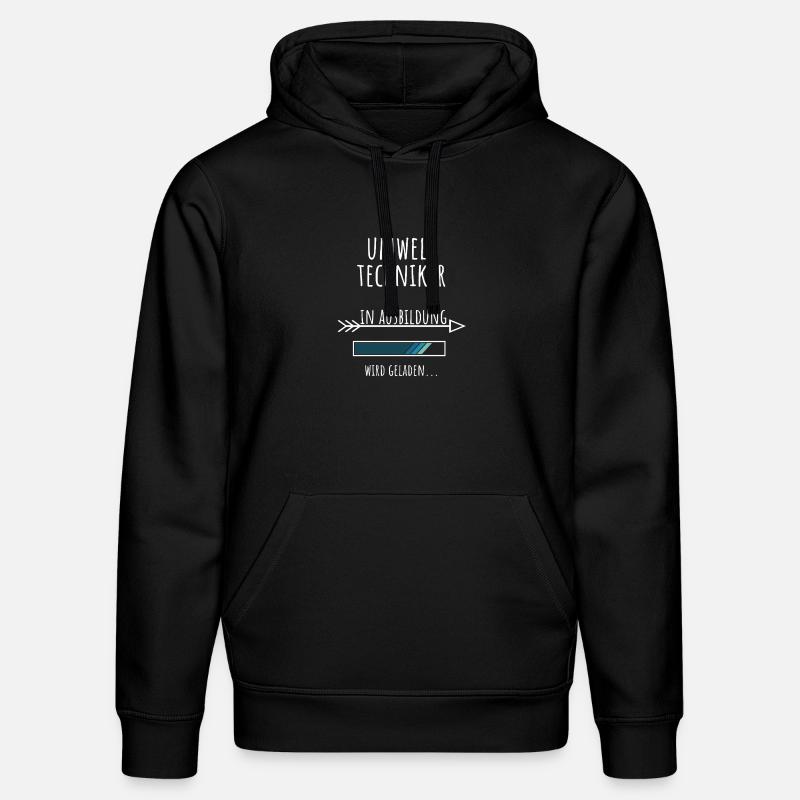 Environmental Technician Studies Occupation Training - Stanley/Stella DRUMMER Unisex Organic Hoodie - black