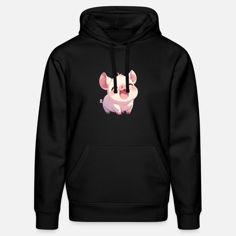 Cochon Cochon - Sweat à capuche bio DRUMMER Stanley/Stella Unisexe - noir