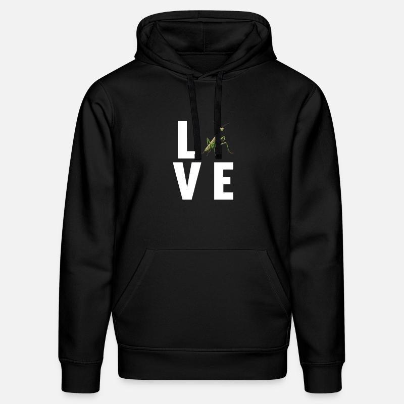Gottesanbeterinnen Gottesanbeterin - Stanley/Stella Unisex Bio-Hoodie DRUMMER  - Schwarz