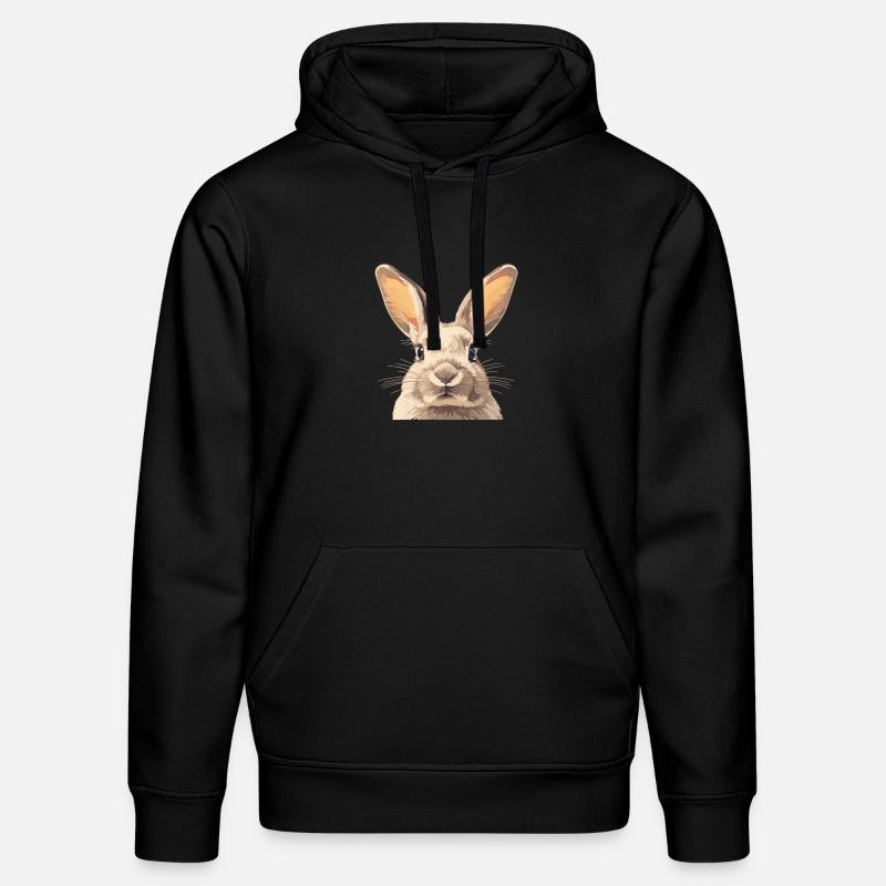 Lapin Lapin - Sweat à capuche bio DRUMMER Stanley/Stella Unisexe - noir