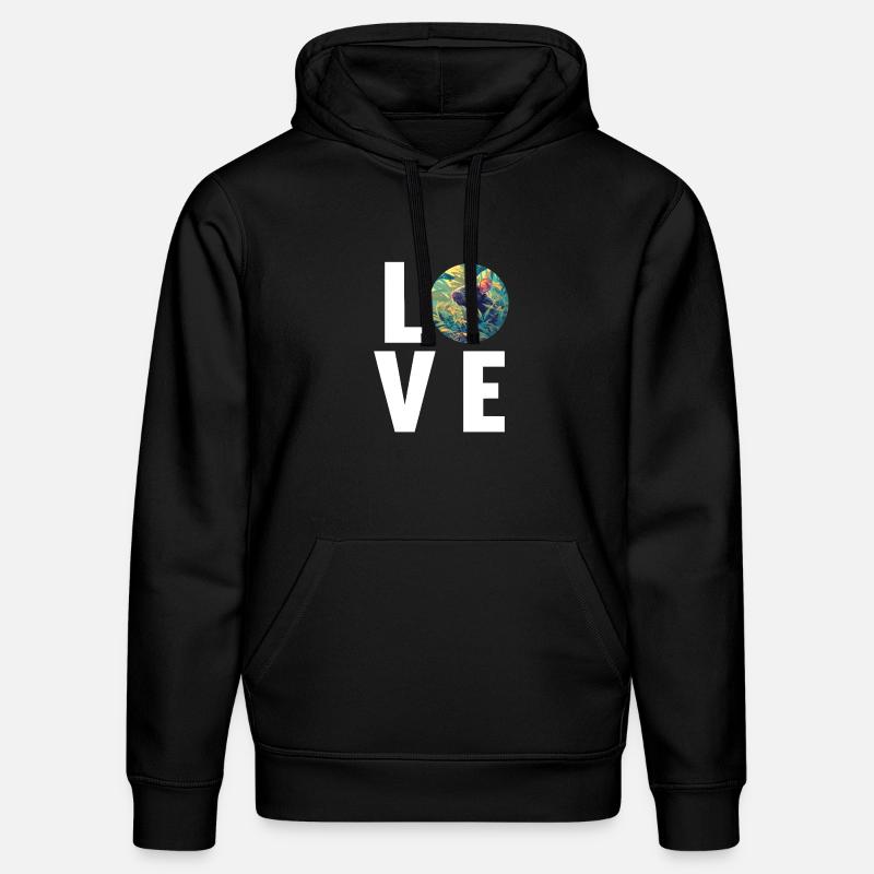 Ratten Ratte - Stanley/Stella Unisex Bio-Hoodie DRUMMER  - Schwarz