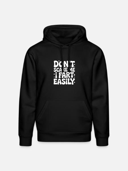 Farting Sayings Fart Funny Farting Gift - Stanley/Stella DRUMMER Unisex Organic Hoodie - black