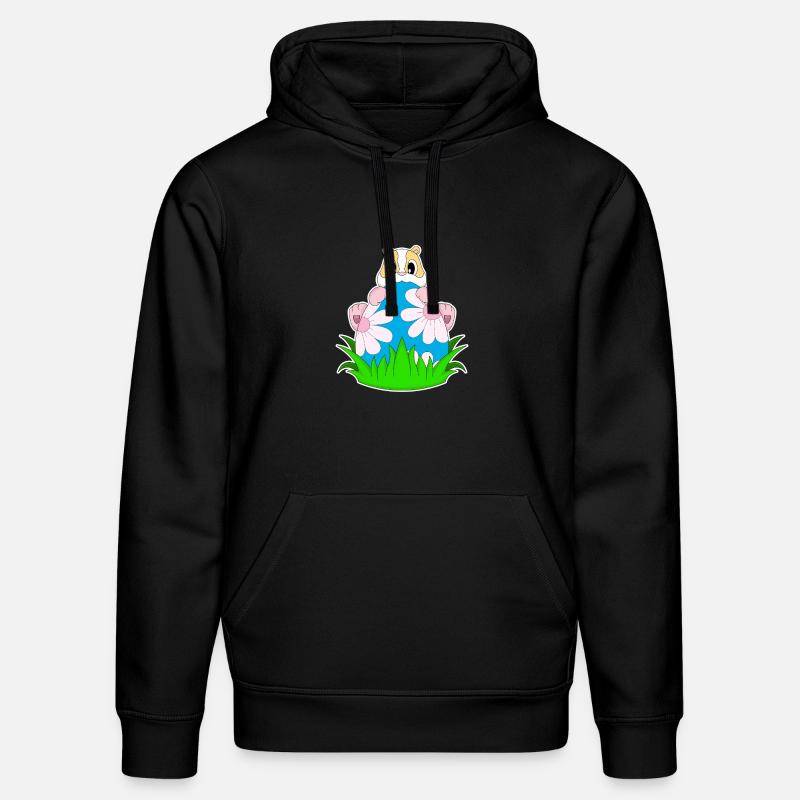 Hamster Easter Easter Egg - Stanley/Stella DRUMMER Unisex Organic Hoodie - black