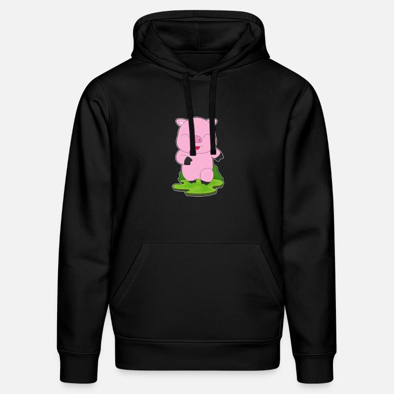 Cochon Jogger Jogging Sport - Sweat à capuche bio DRUMMER Stanley/Stella Unisexe - noir